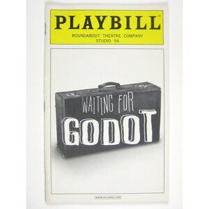 Waiting for Godot Playbill June 2009 Nathan Lane Bill Irwin John Goodman Glover